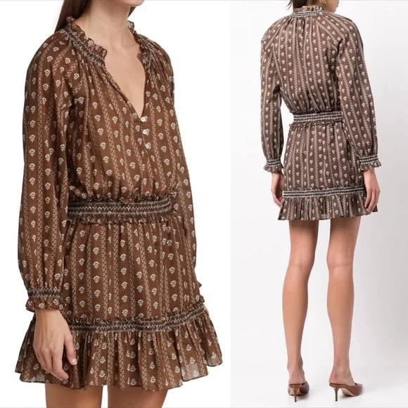 Veronica Beard Espie Dress in Hazel Multi Sz S - Picture 2 of 7